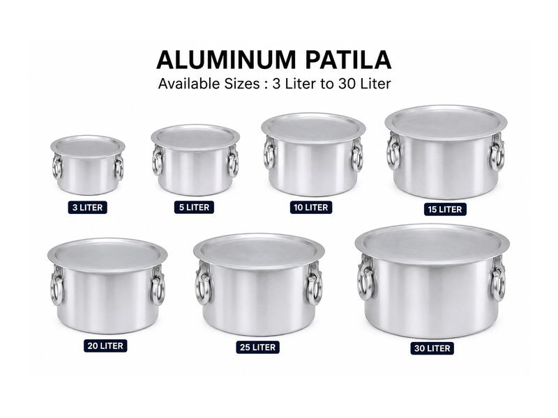 Aluminium Patila on rent in Gurugram — Vatika Tent House